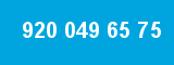 920 049 65 75 920 049 65 75
